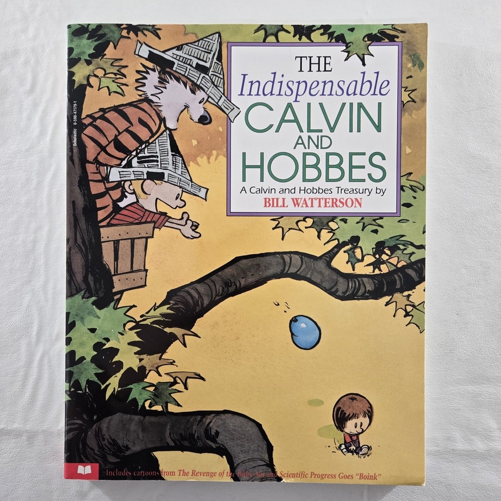 Vintage 1992 "The Indispensable" Calvin And Hobbes Paperback Book Good